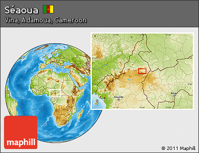 Physical Location Map of Séaoua