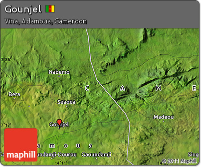 Satellite Map of Gounjel