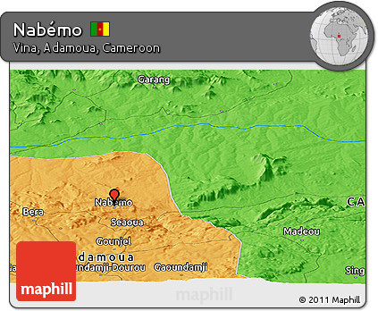 Political Panoramic Map of Nabémo