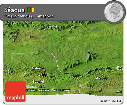Satellite Panoramic Map of Séaoua