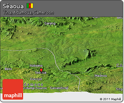 Satellite Panoramic Map of Séaoua