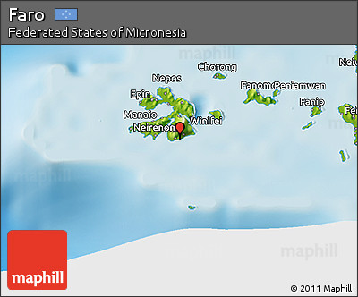 Physical 3D Map of Faro