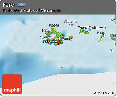 Physical 3D Map of Faro