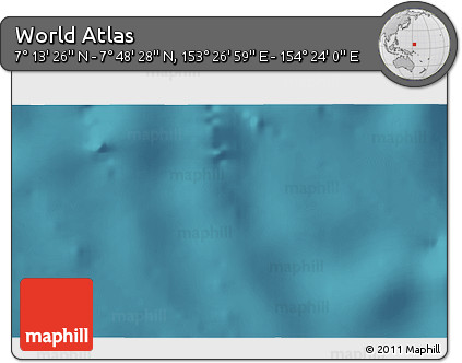 Satellite 3D Map of the Area around 7° 30' 57" N, 153° 55' 30" E
