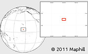 Blank Location Map of the area around 7° 30' 57" N, 155° 28' 29" W