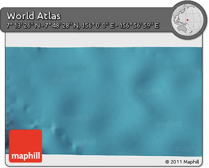 Satellite 3D Map of the Area around 7° 30' 57" N, 156° 28' 29" E