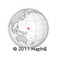 Outline Map of the Area around 7° 30' 57" N, 157° 19' 29" E, rectangular outline