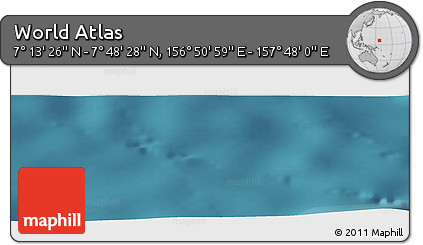 Satellite Panoramic Map of the Area around 7° 30' 57" N, 157° 19' 29" E