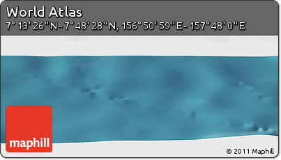 Satellite Panoramic Map of the Area around 7° 30' 57" N, 157° 19' 29" E