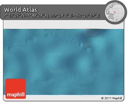 Satellite 3D Map of the Area around 7° 30' 57" N, 159° 52' 30" E