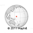 Outline Map of the Area around 7° 30' 57" N, 159° 52' 30" E, rectangular outline