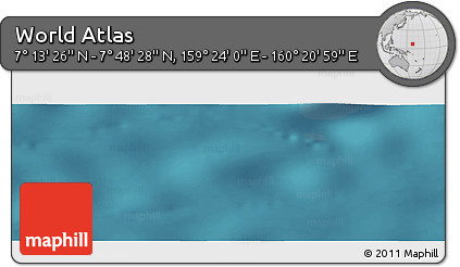 Satellite Panoramic Map of the Area around 7° 30' 57" N, 159° 52' 30" E