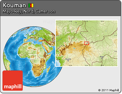 Physical Location Map of Kouman