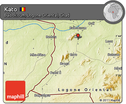 Physical Map of Kato
