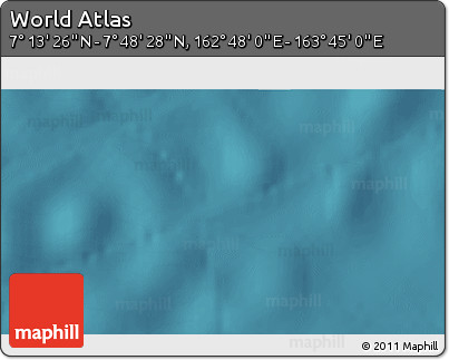 Satellite 3D Map of the Area around 7° 30' 57" N, 163° 16' 30" E