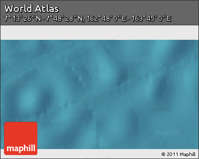 Satellite 3D Map of the Area around 7° 30' 57" N, 163° 16' 30" E