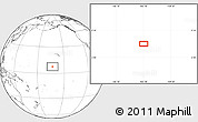 Blank Location Map of the area around 7° 30' 57" N, 163° 7' 30" W
