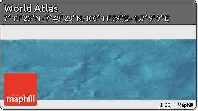 Satellite Panoramic Map of the Area around 7° 30' 57" N, 166° 40' 30" E