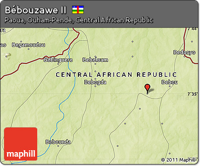 Physical Map of Bébouzawe II