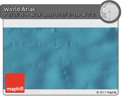 Satellite 3D Map of the Area around 7° 30' 57" N, 174° 19' 29" E