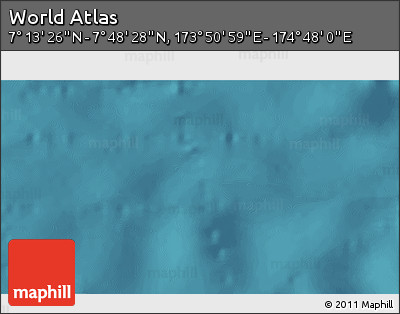 Satellite 3D Map of the Area around 7° 30' 57" N, 174° 19' 29" E