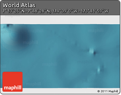 Satellite 3D Map of the Area around 7° 30' 57" N, 174° 10' 30" W