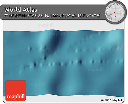 Satellite 3D Map of the Area around 7° 30' 57" N, 175° 10' 30" E