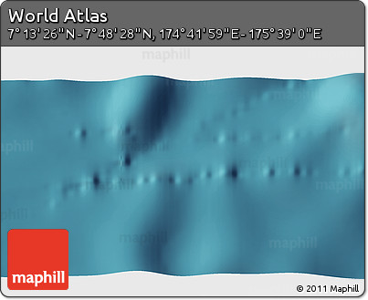 Satellite 3D Map of the Area around 7° 30' 57" N, 175° 10' 30" E