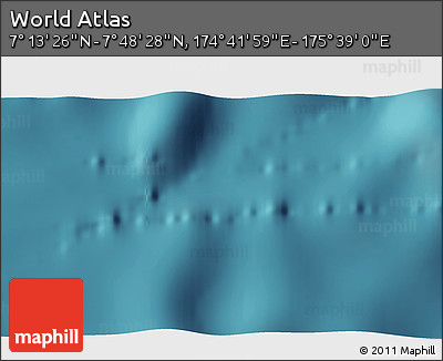 Satellite 3D Map of the Area around 7° 30' 57" N, 175° 10' 30" E