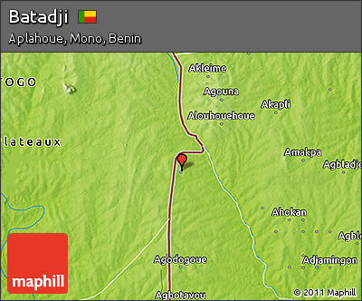 Physical 3D Map of Batadji