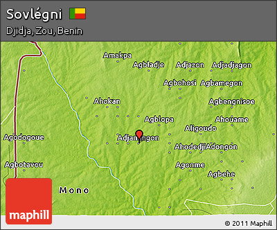 Physical 3D Map of Sovlégni