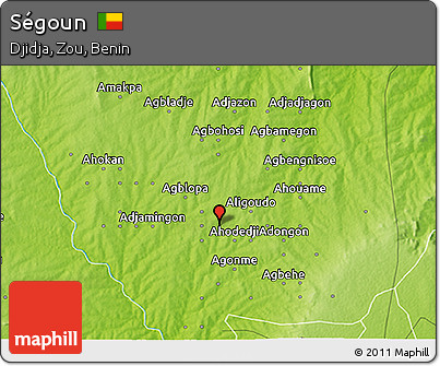 Physical 3D Map of Ségoun