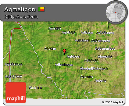 Satellite 3D Map of Agmaligon