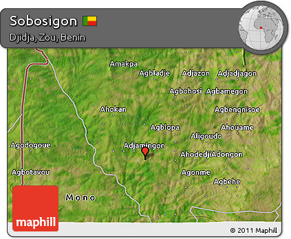 Satellite 3D Map of Sobosigon