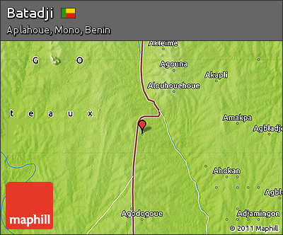 Physical Map of Batadji