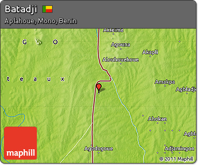 Physical Map of Batadji