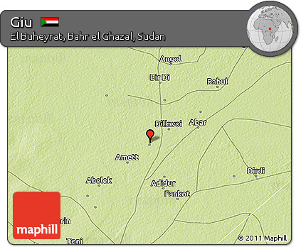 Physical 3D Map of Giu