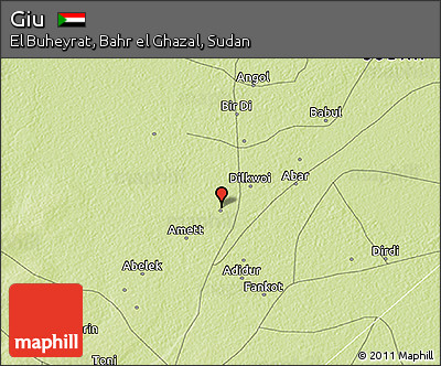 Physical 3D Map of Giu