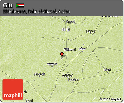 Physical 3D Map of Giu