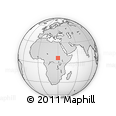 Outline Map of the Area around 7° 30' 57" N, 29° 49' 30" E, rectangular outline