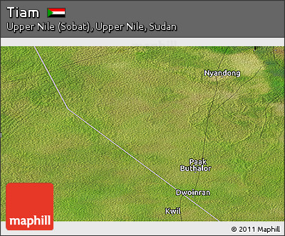 Satellite Panoramic Map of Tiam