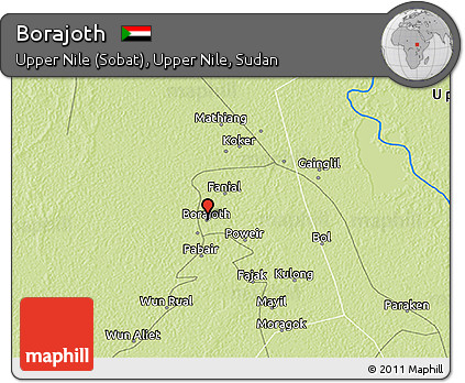 Physical 3D Map of Borajoth