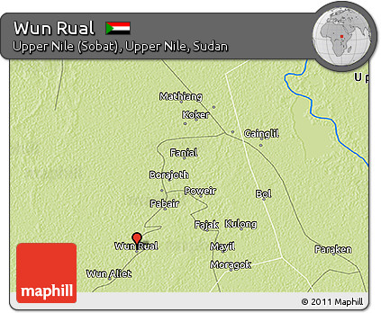 Physical 3D Map of Wun Rual