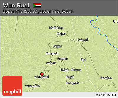 Physical 3D Map of Wun Rual