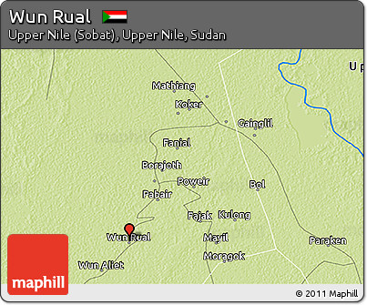 Physical 3D Map of Wun Rual