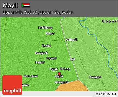Political 3D Map of Mayil