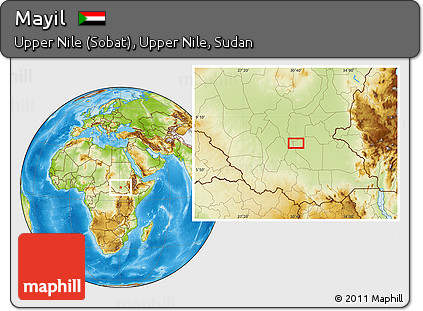 Physical Location Map of Mayil