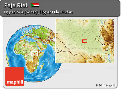 Physical Location Map of Paja Rial