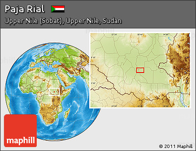 Physical Location Map of Paja Rial