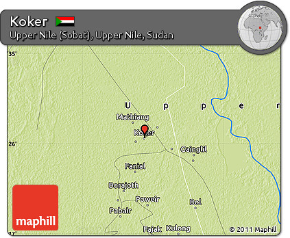 Physical Map of Koker